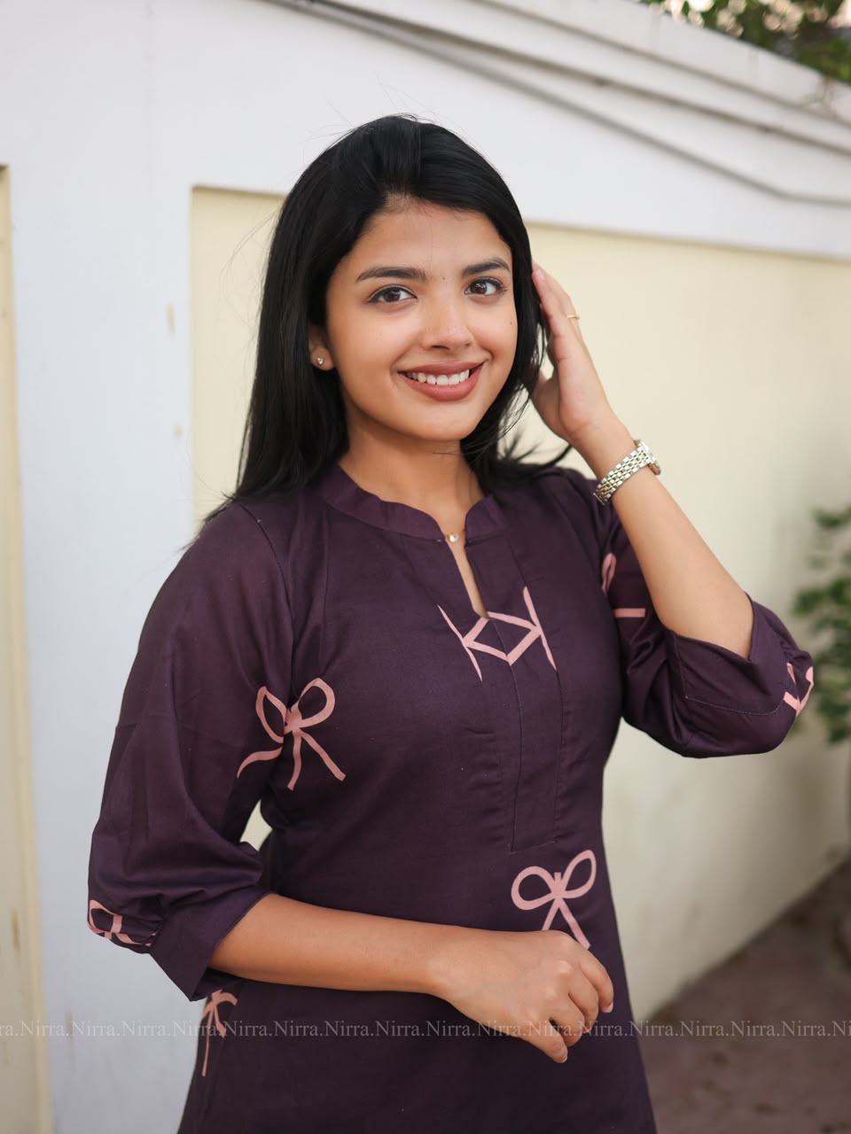 Brown cotton co-ord set