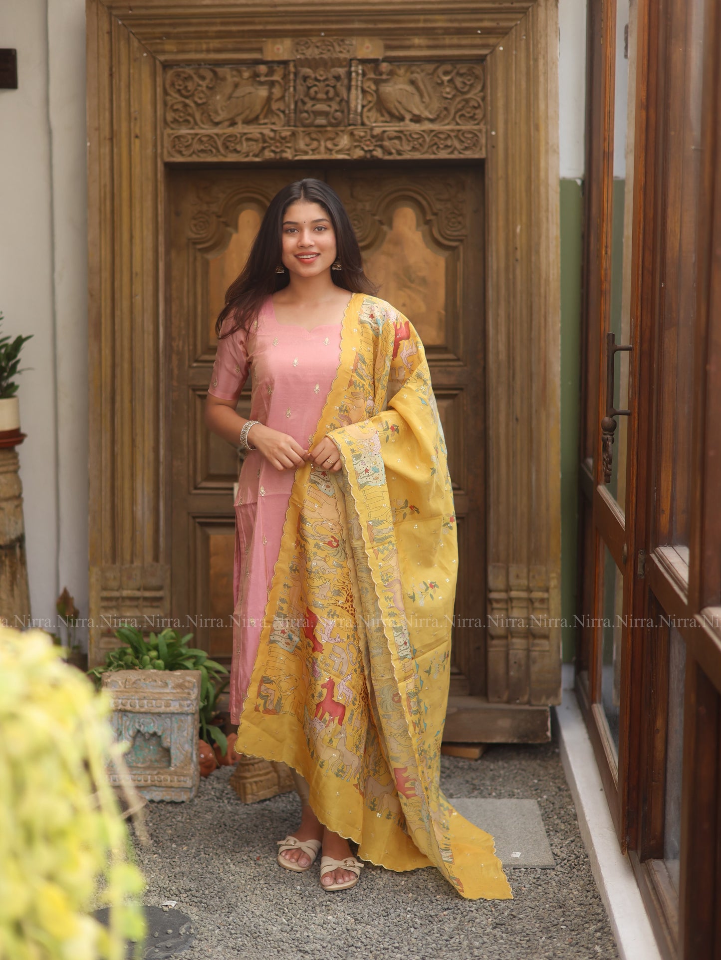Blush Pink and yellow tissue set